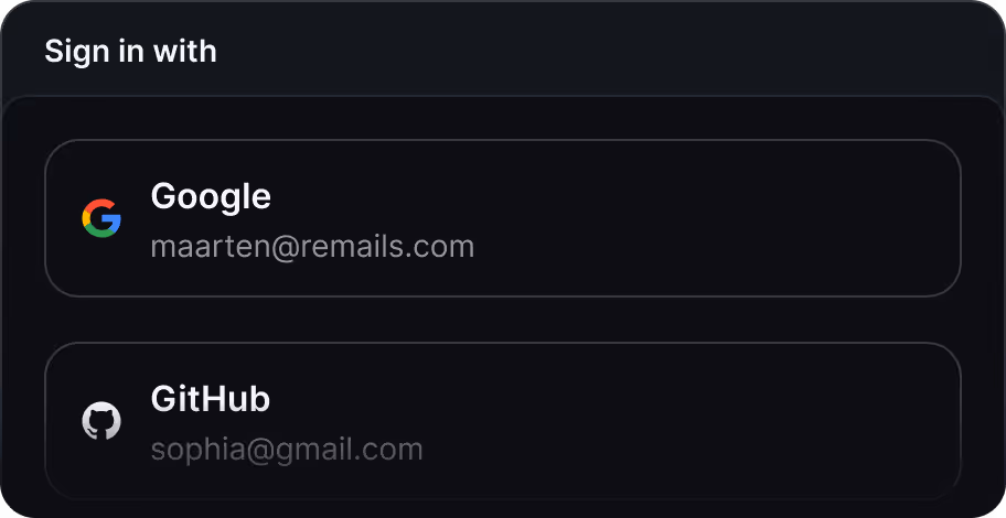 Single Sign-ON (SSO). Secure authentication for teams using your existing identity provider.